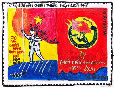 Liên đội trường THCS Phú La hưởng ứng các hoạt động chào mừng kỷ niệm 70 năm chiến thắng Điện Biên Phủ.