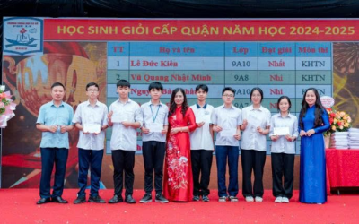 TRƯỜNG THCS PHÚ LA LONG TRỌNG TỔ CHỨC LỄ TỔNG KẾT NĂM HỌC 2024–2025