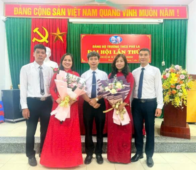 CHÚC MỪNG ĐẢNG BỘ TRƯỜNG THCS PHÚ LA TỔ CHỨC THÀNH CÔNG ĐẠI HỘI LẦN THỨ I, NHIỆM KỲ 2025–2030