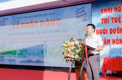 KIẾN HƯNG PHÁT ĐỘNG TUẦN LỄ HƯỞNG ỨNG HỌC TẬP SUỐT ĐỜI NĂM 2026