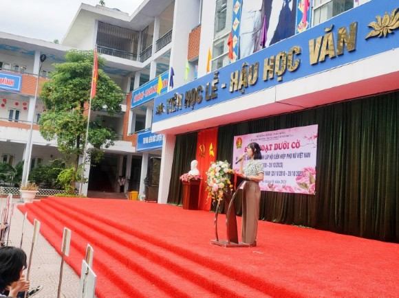 THCS Phú La tổ chức Lễ kỷ niệm ngày thành Hội liên hiệp Phụ nữ Việt Nam 20/10.