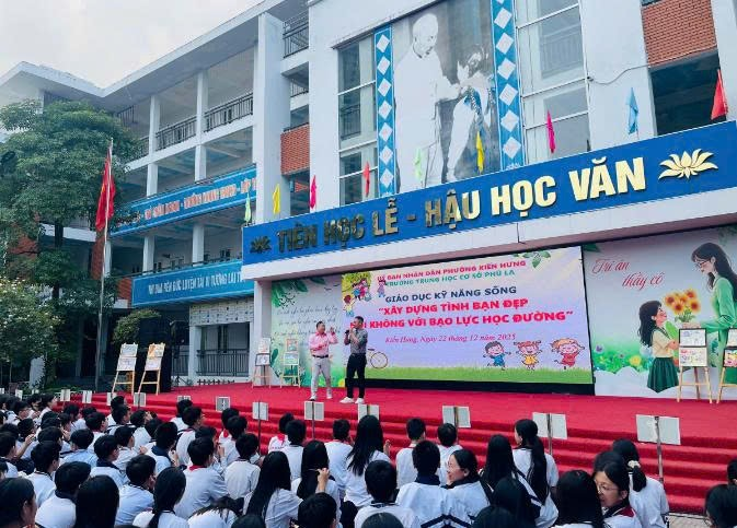 Lan tỏa yêu thương – Đẩy lùi bạo lực học đường tại THCS Phú La.