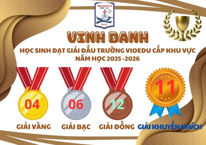 THCS Phú La ghi dấu ấn tại Đấu trường VioEdu cấp khu vực 2025–2026